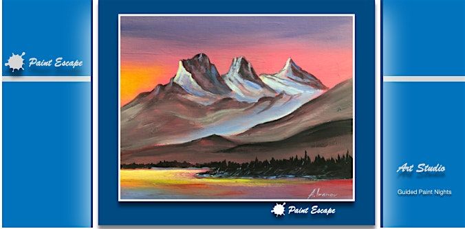 Paint Night - Three Sisters Sunset