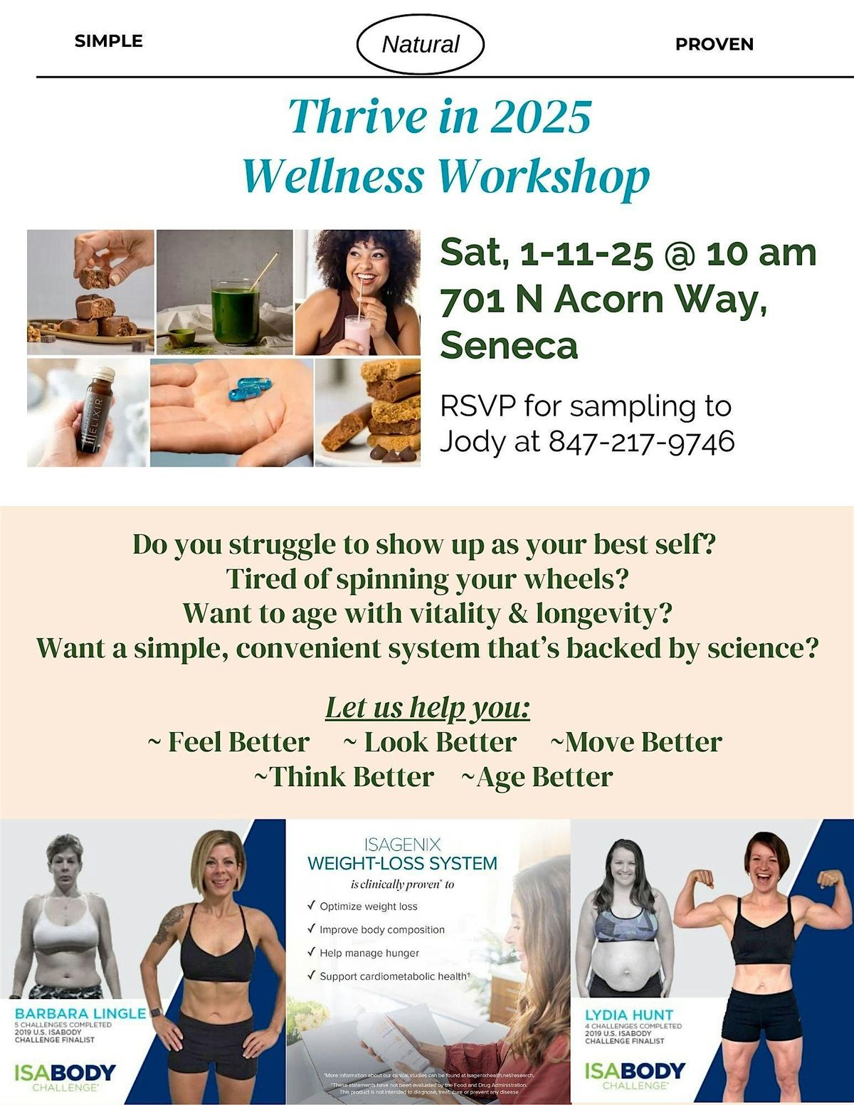 Thrive in 2025 Wellness Workshop