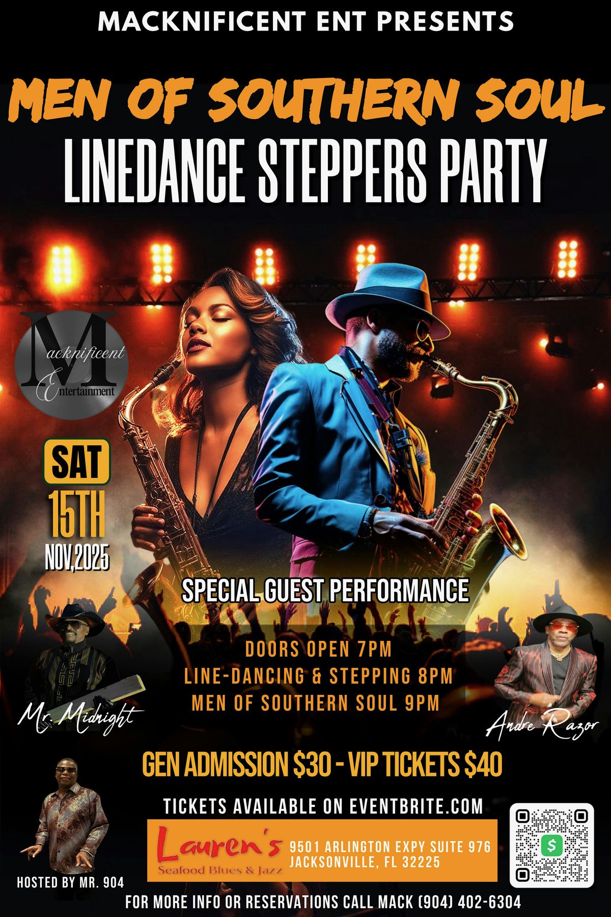 The Men of Southern Soul Line Dance Party