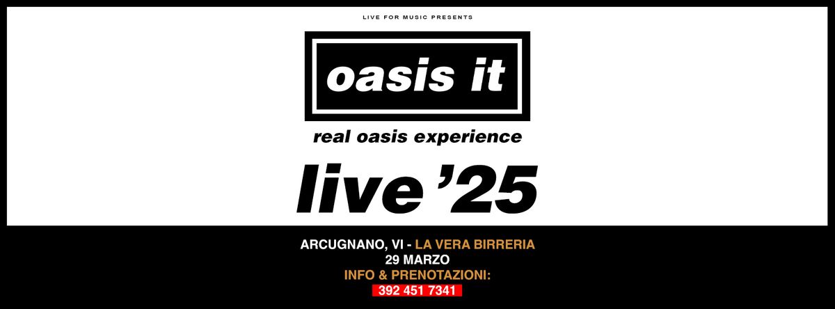 Oasis it | La Vera Birreria