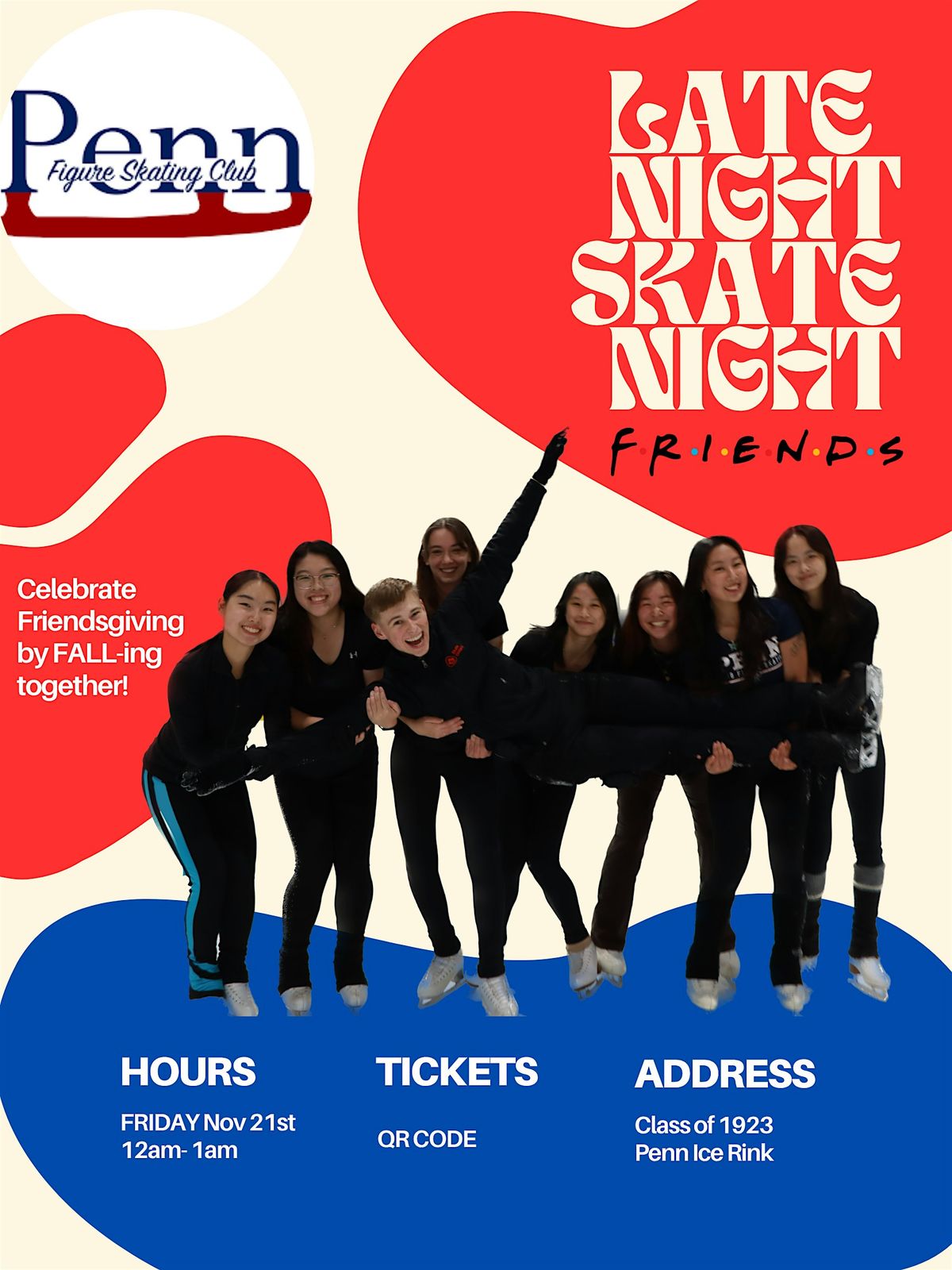 FRIENDSgiving Late Night Skate Night