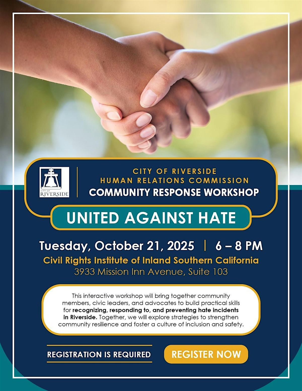United Against Hate - Community Response Workshop