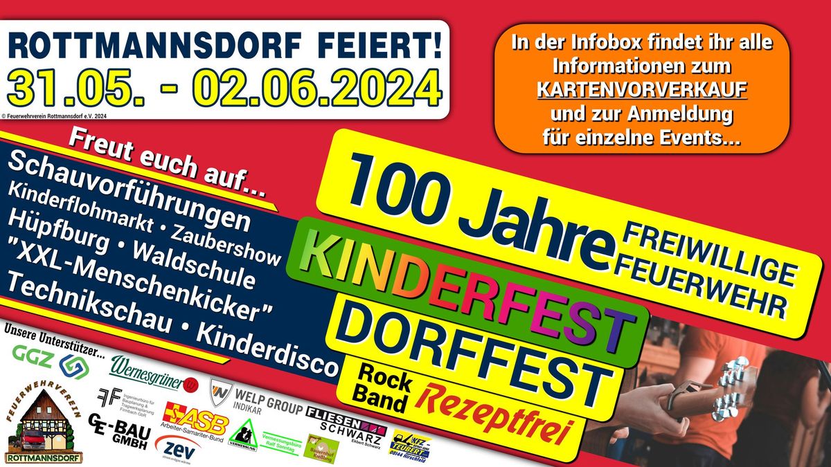 100 Jahre FF Rottmannsdorf - Kinderfest - Dorffest