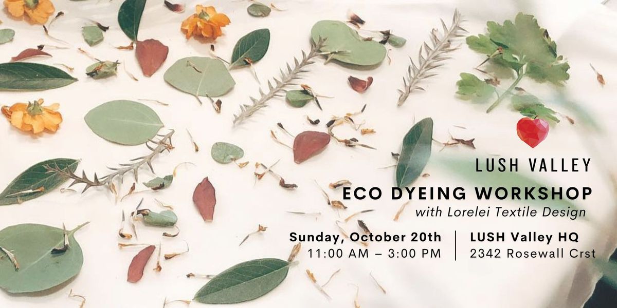 Eco Dyeing Workshop with Lorelei Textile Design