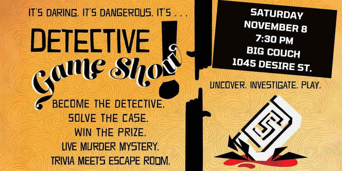 Detective Game Show: Where Trivia Meets Escape Room