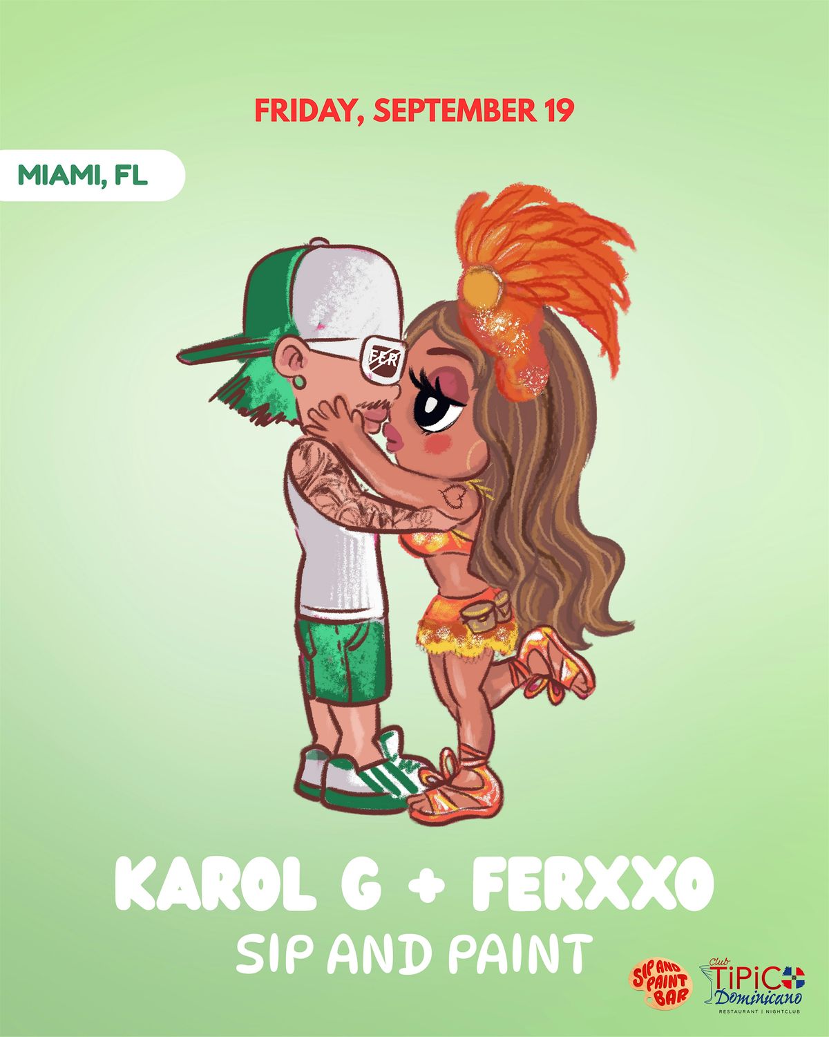 Verano Rosa Sip and Paint, Club Tipico Dominicano, Miami, 19 September 2025