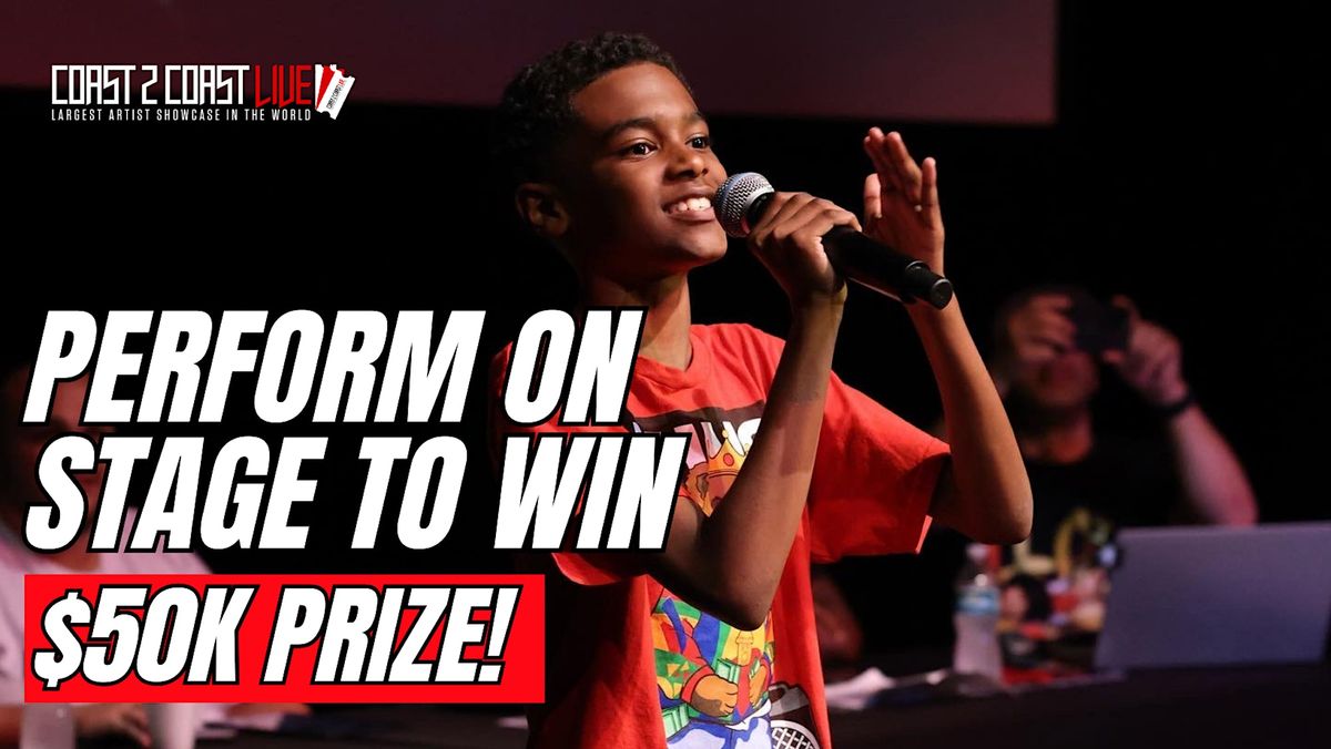 Coast 2 Coast LIVE Showcase Memphis All Ages - Artists Win $50K In Prizes
