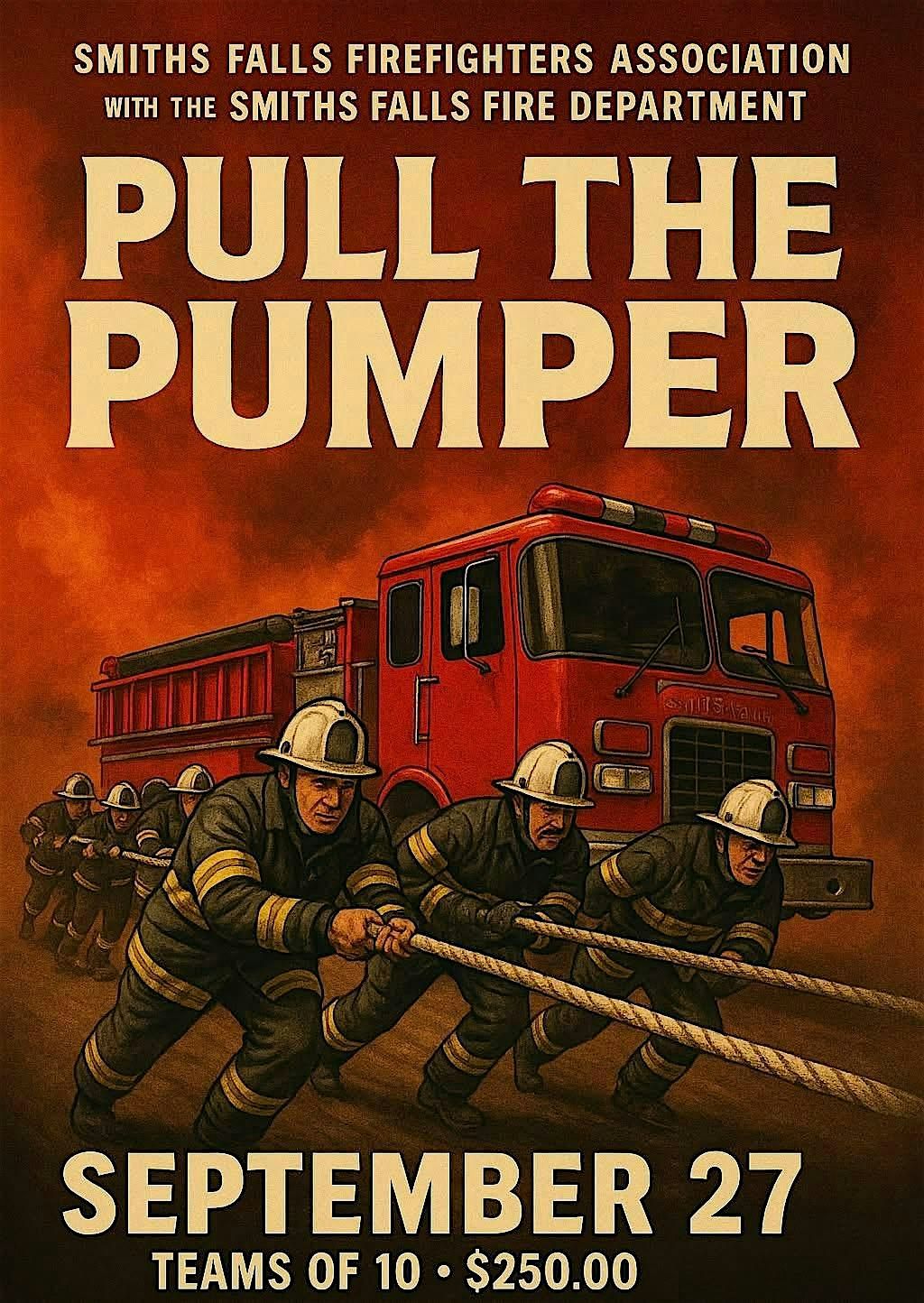 Pull The Pumper\/ BBQ \/Service Club Demonstations