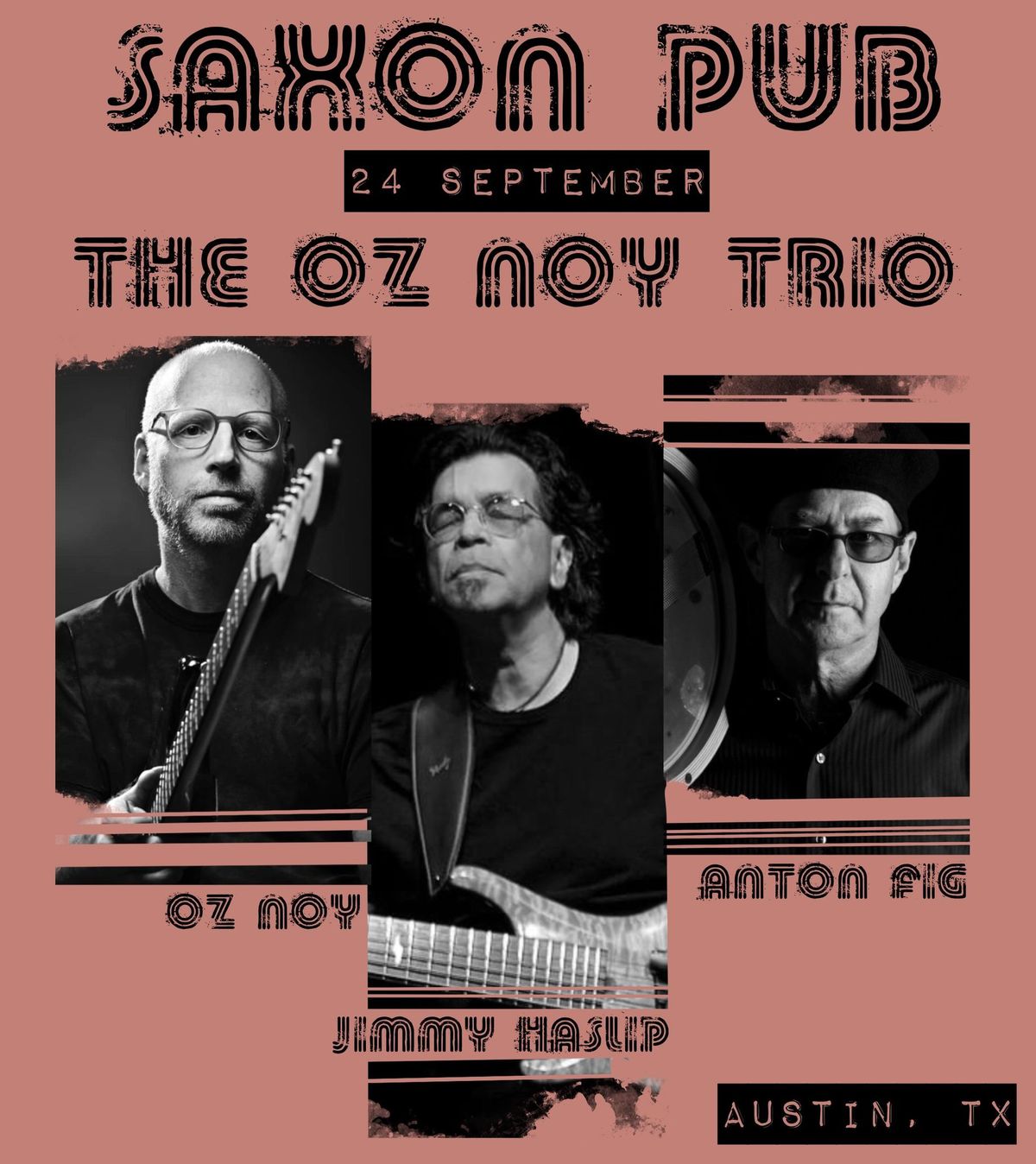 The Oz Noy Trio live at The Saxon Pub, TX