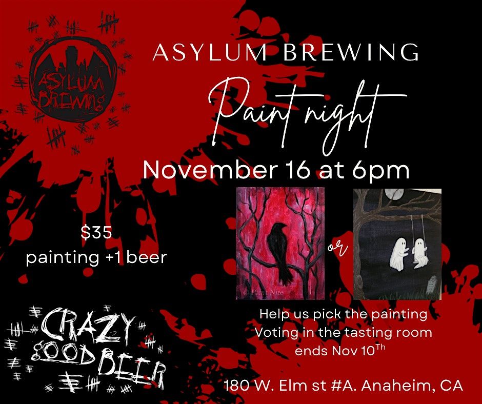 Asylum Brewing Paint Night