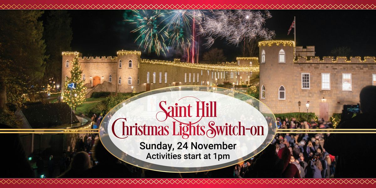 Saint Hill Christmas Lights Switch-On