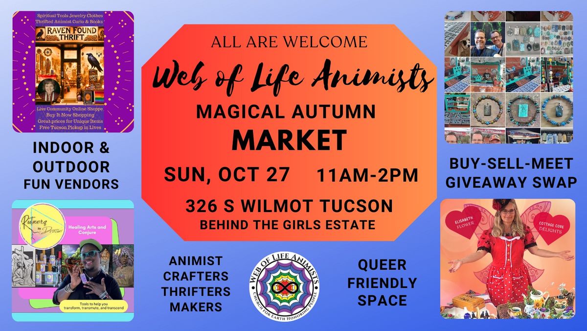 Indoor\/Outdoor Magical Autumn Animist Market