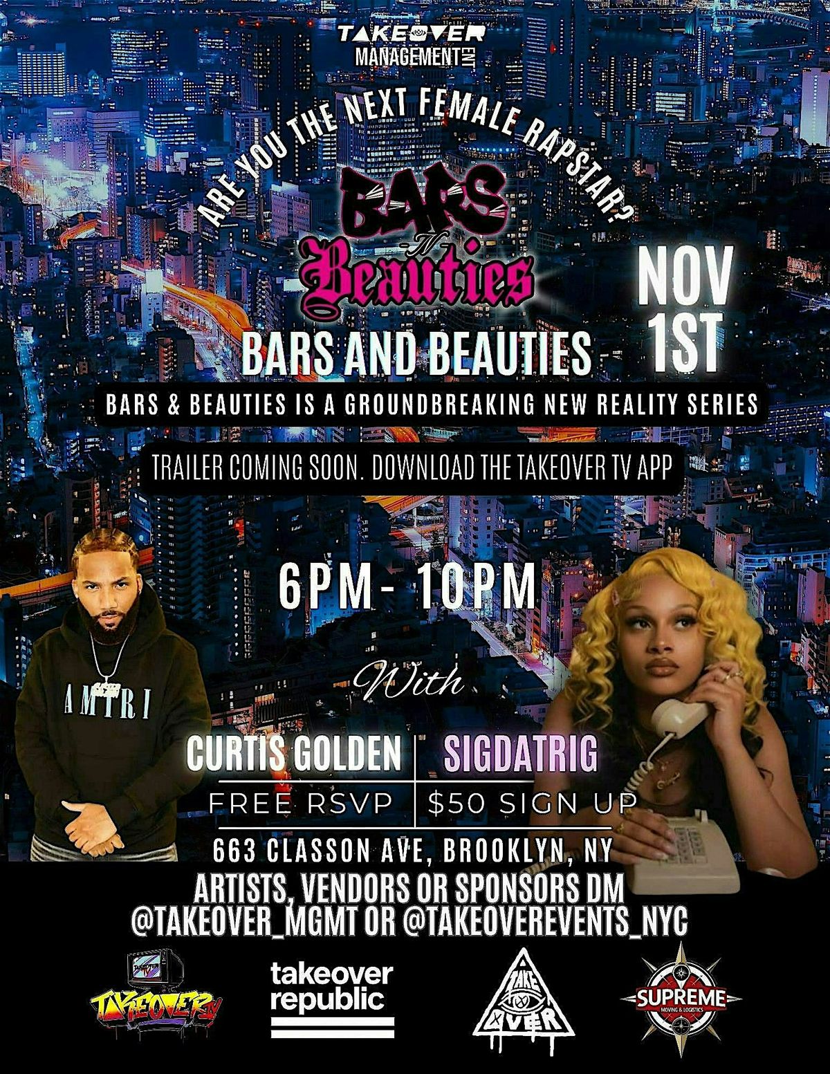 BARS AND BEAUTIES CASTING CALL
