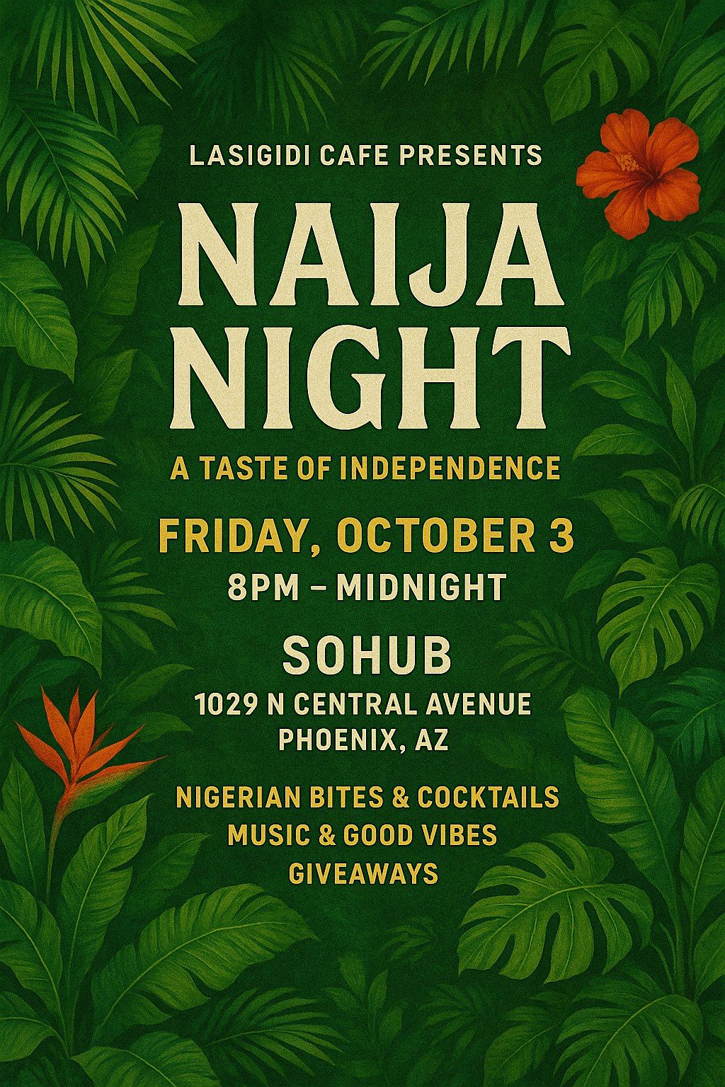 Naija Night: Taste of Independence