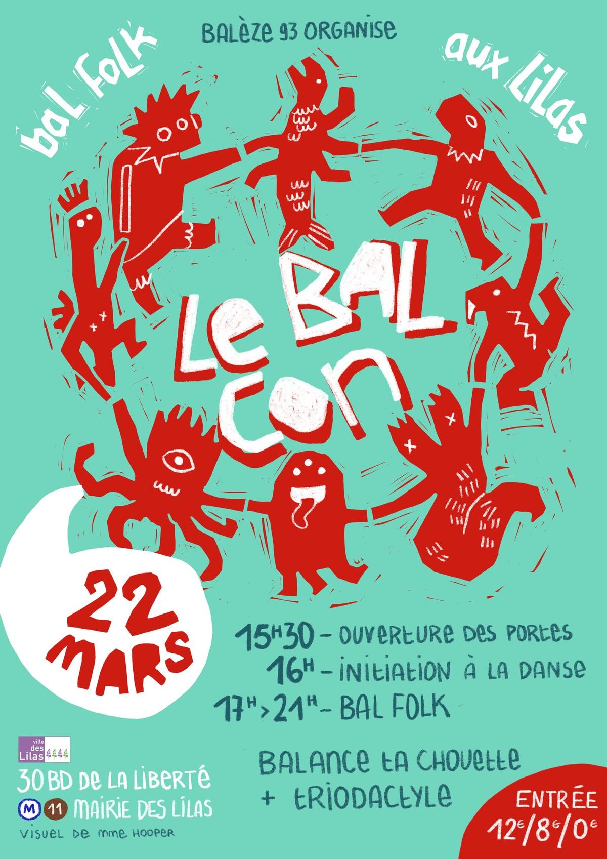 LE BAL CON, bal folk aux Lilas