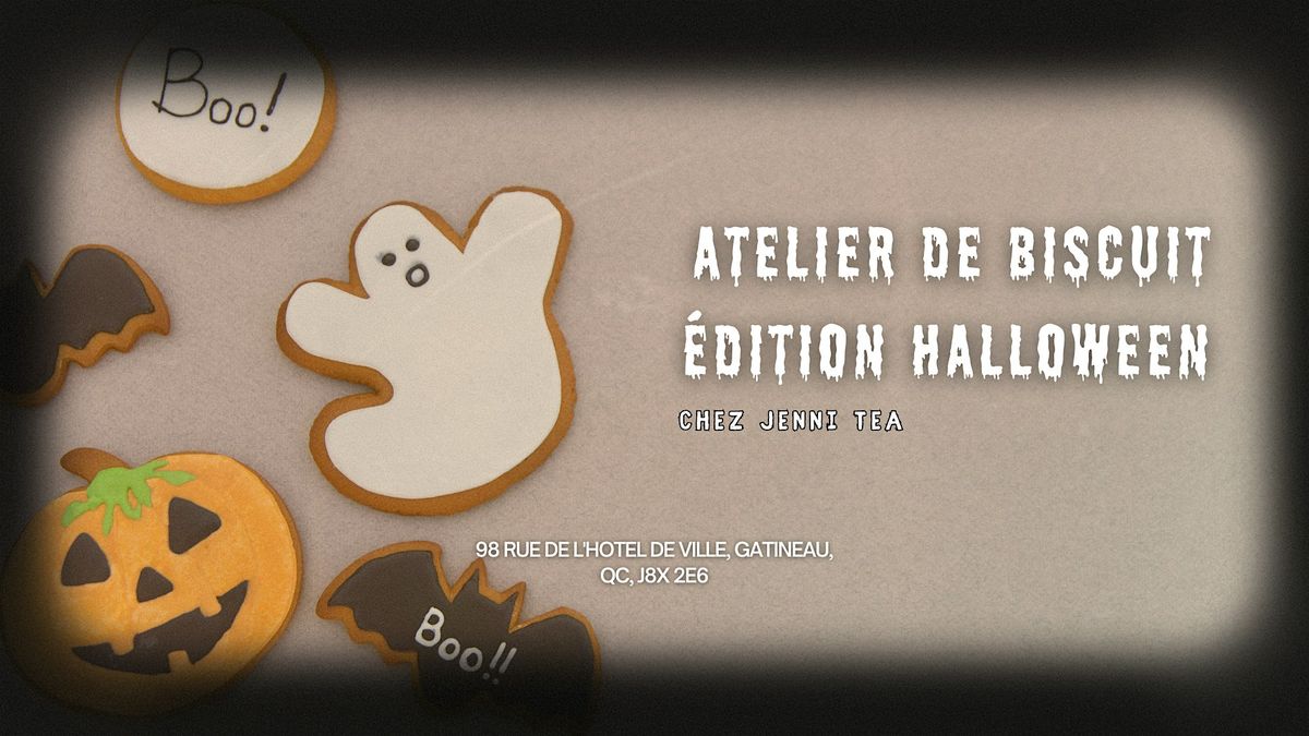 Atelier Biscuits d\u2019Halloween chez Jenni Tea !