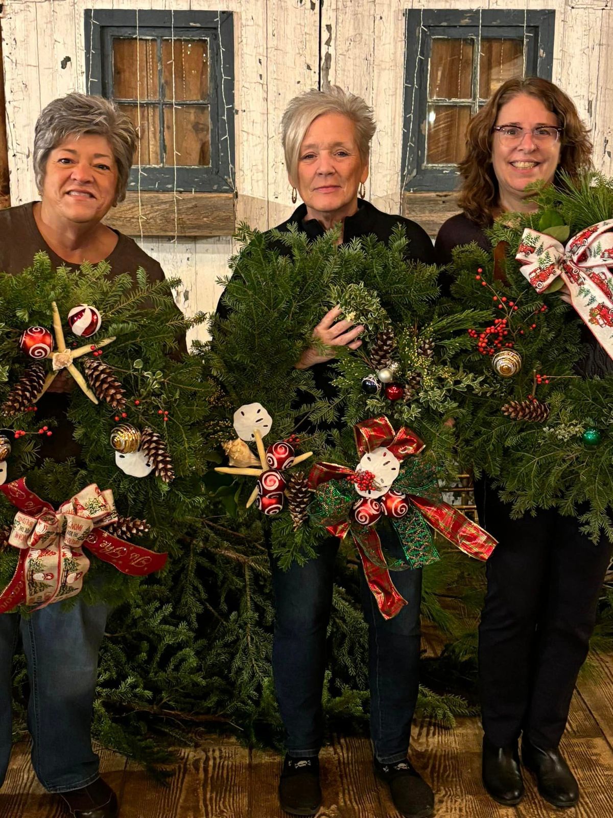 Wreaths, Wine & Women (Men are welcome too!)