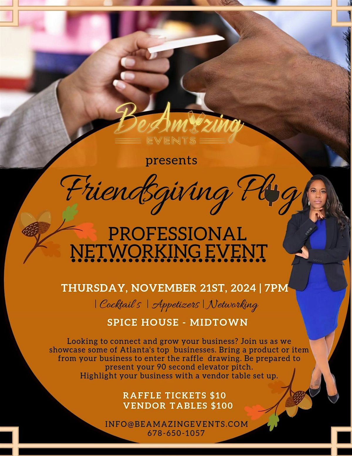 Friendsgiving Plug Networking Event