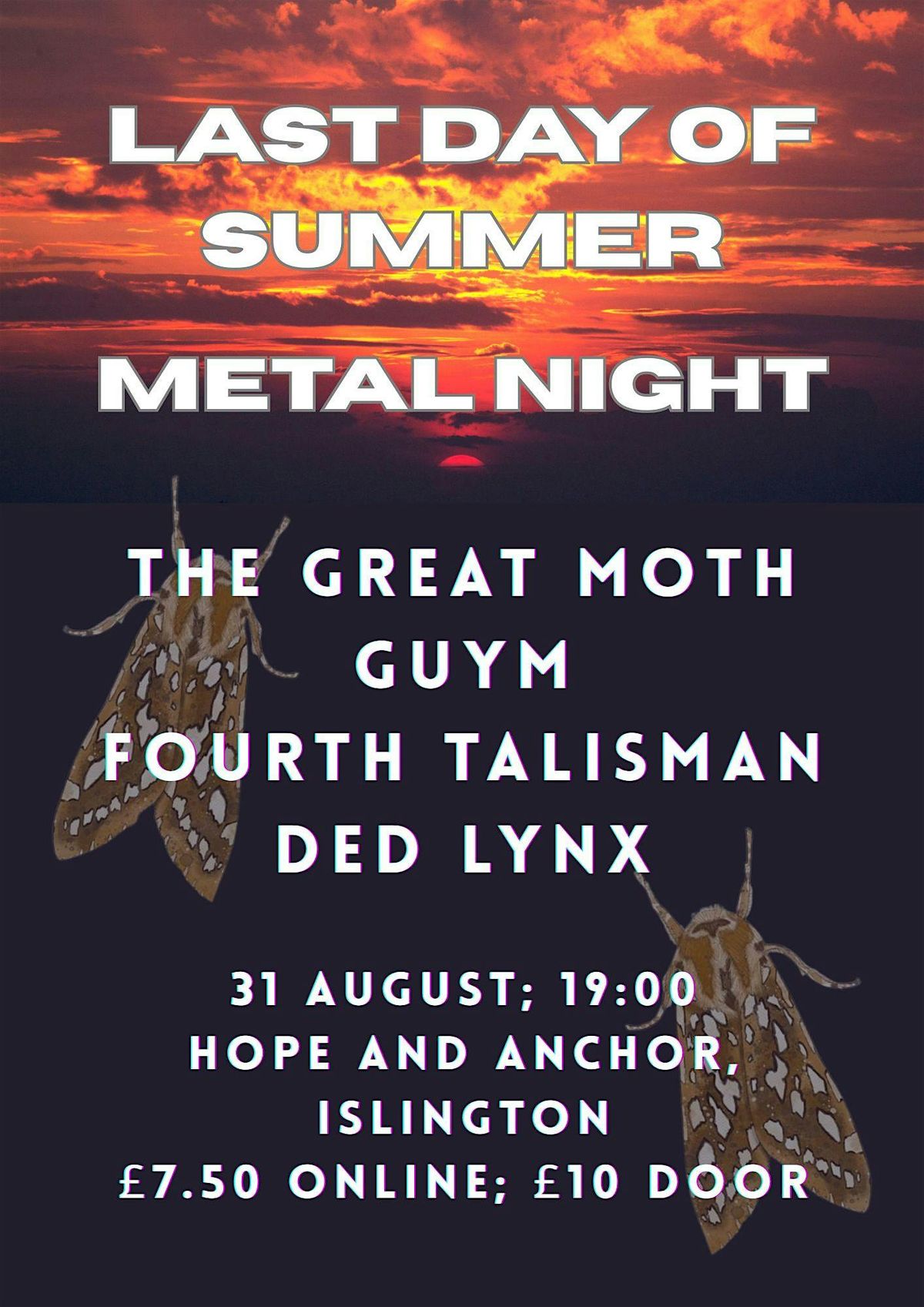 Last Day of Summer Metal Night