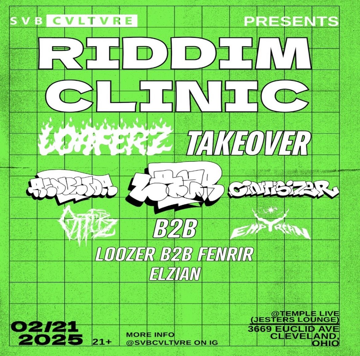 Svbcvltvre Presents: Riddim Clinic