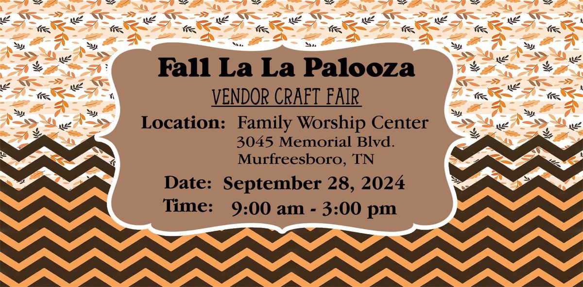 Fall La La Palooza