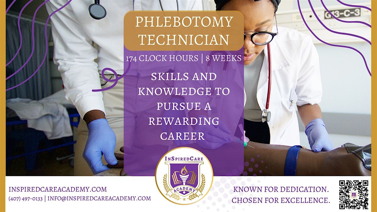 Learn a NEW SKILL TODAY- Phlebotomy  Training