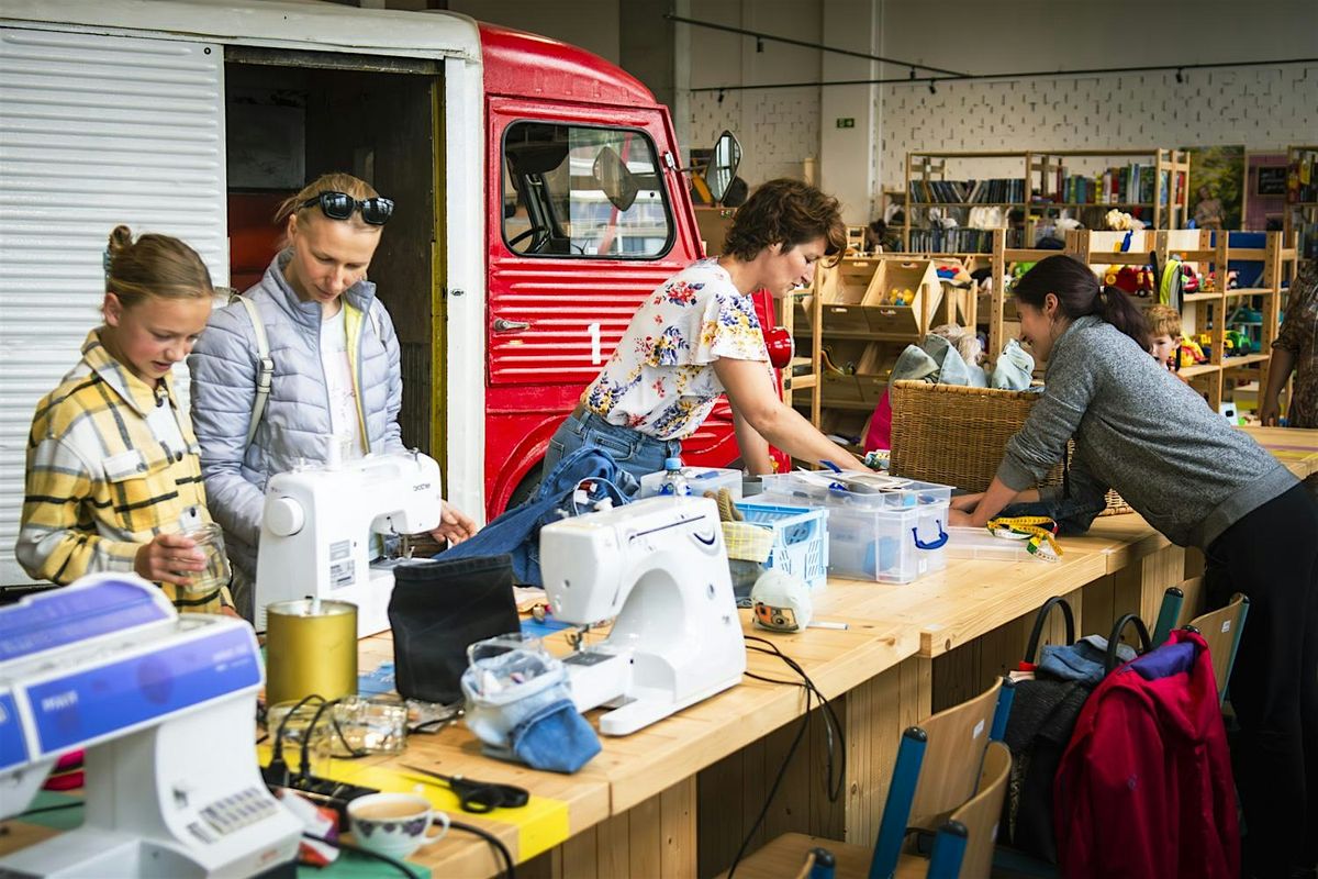 Atelier by Kringwinkel: SOS gaatje in je kledij (open workshop)