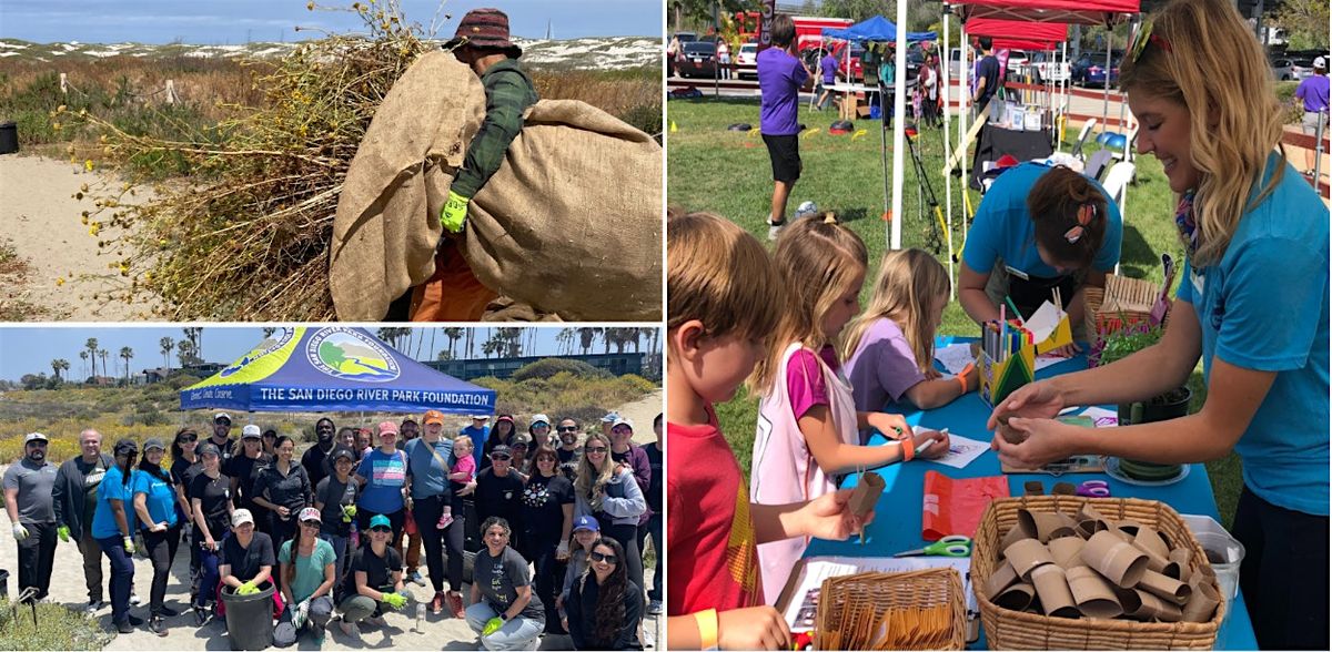 Education Event & Habitat Restoration at the San Diego River Mouth