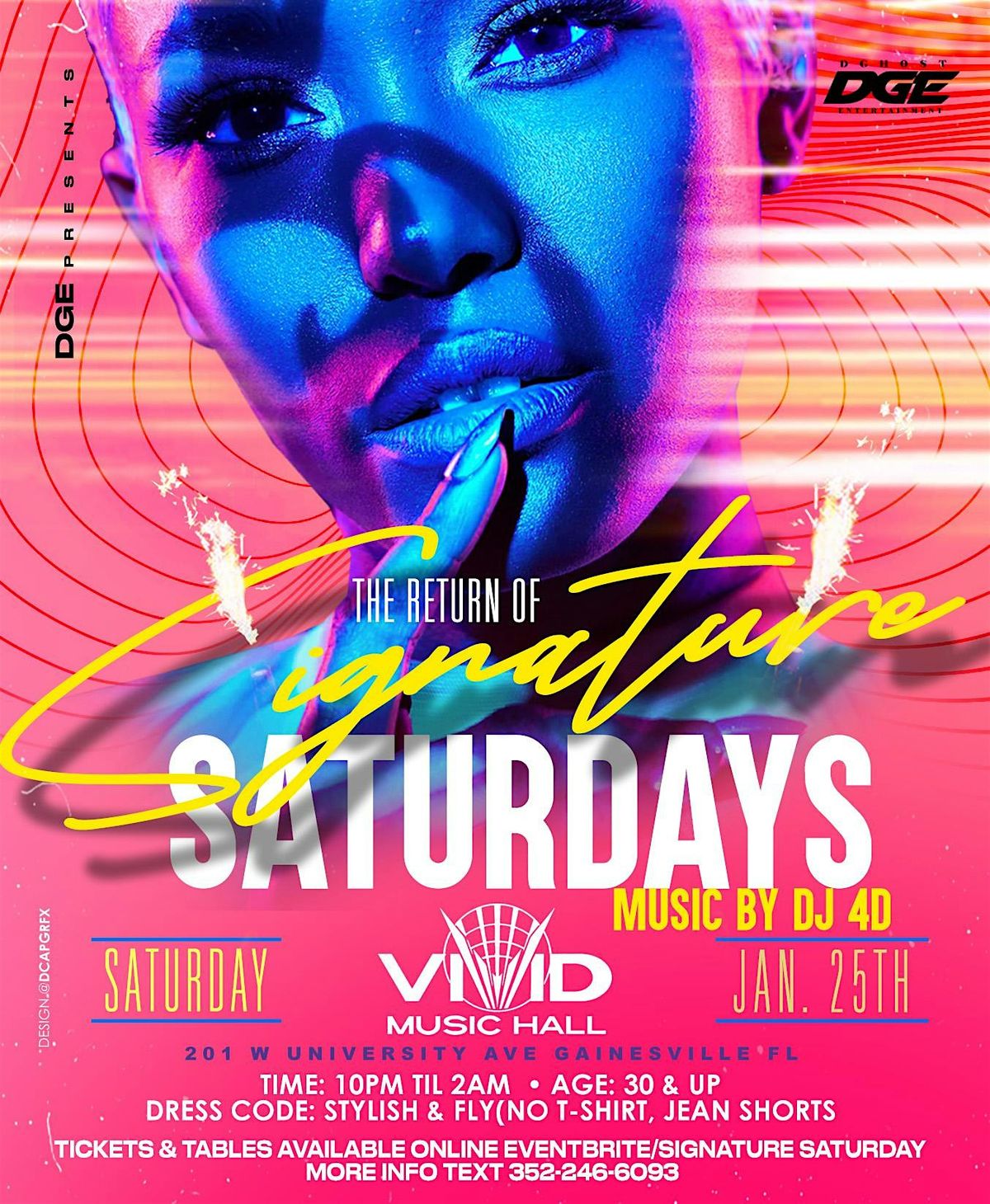 Signature Saturday at Vivid Music Hall