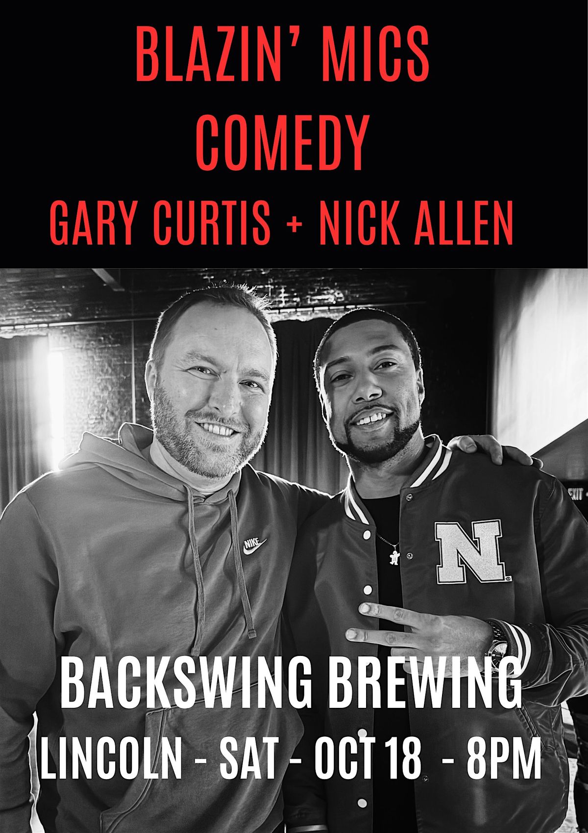 Blazin' Mics with Gary Curtis & Nick Allen at Backswing Brewing Co--Lincoln