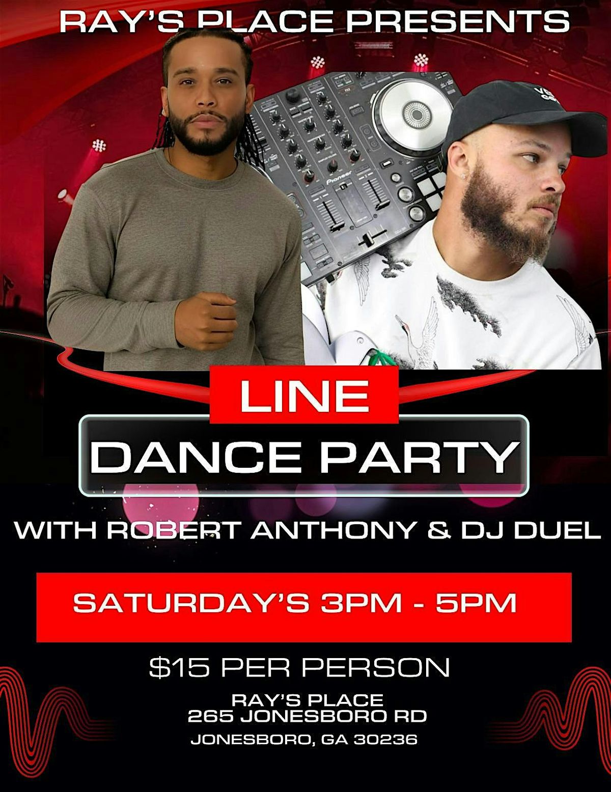 LINE DANCE PARTY WITH ROBERT ANTHONY & DJ DUEL