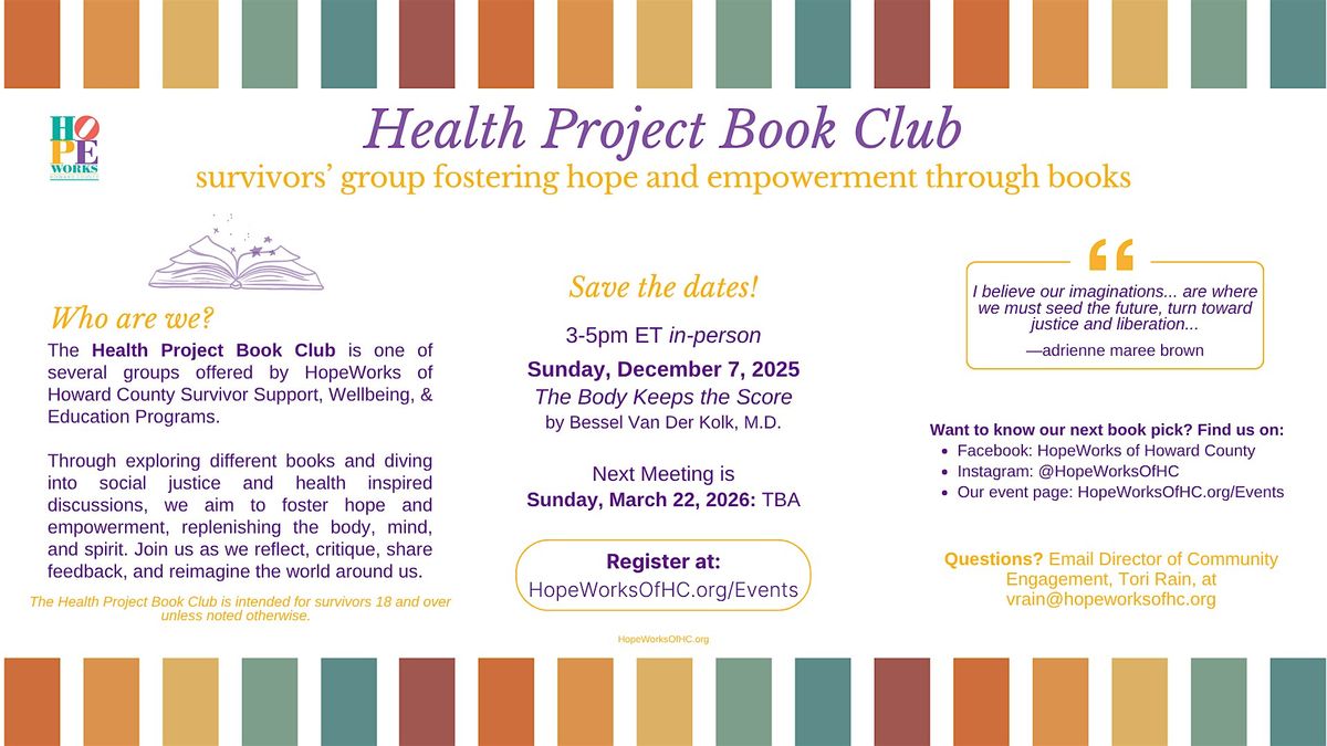 Health Project Book Club