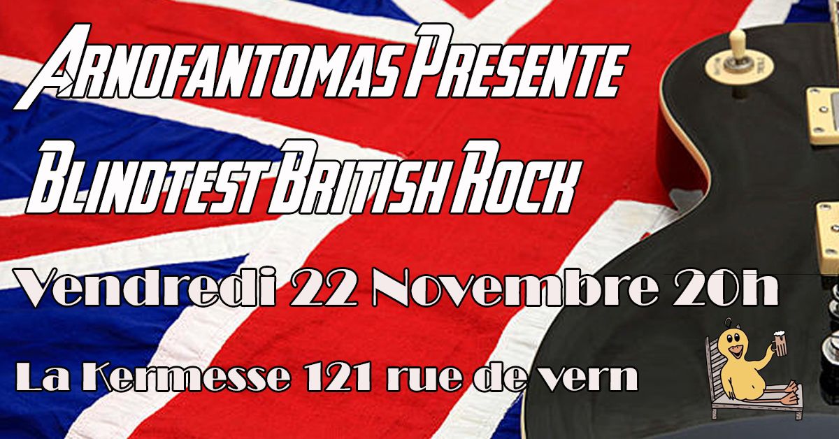 Blindtest de La Kermesse Rock British