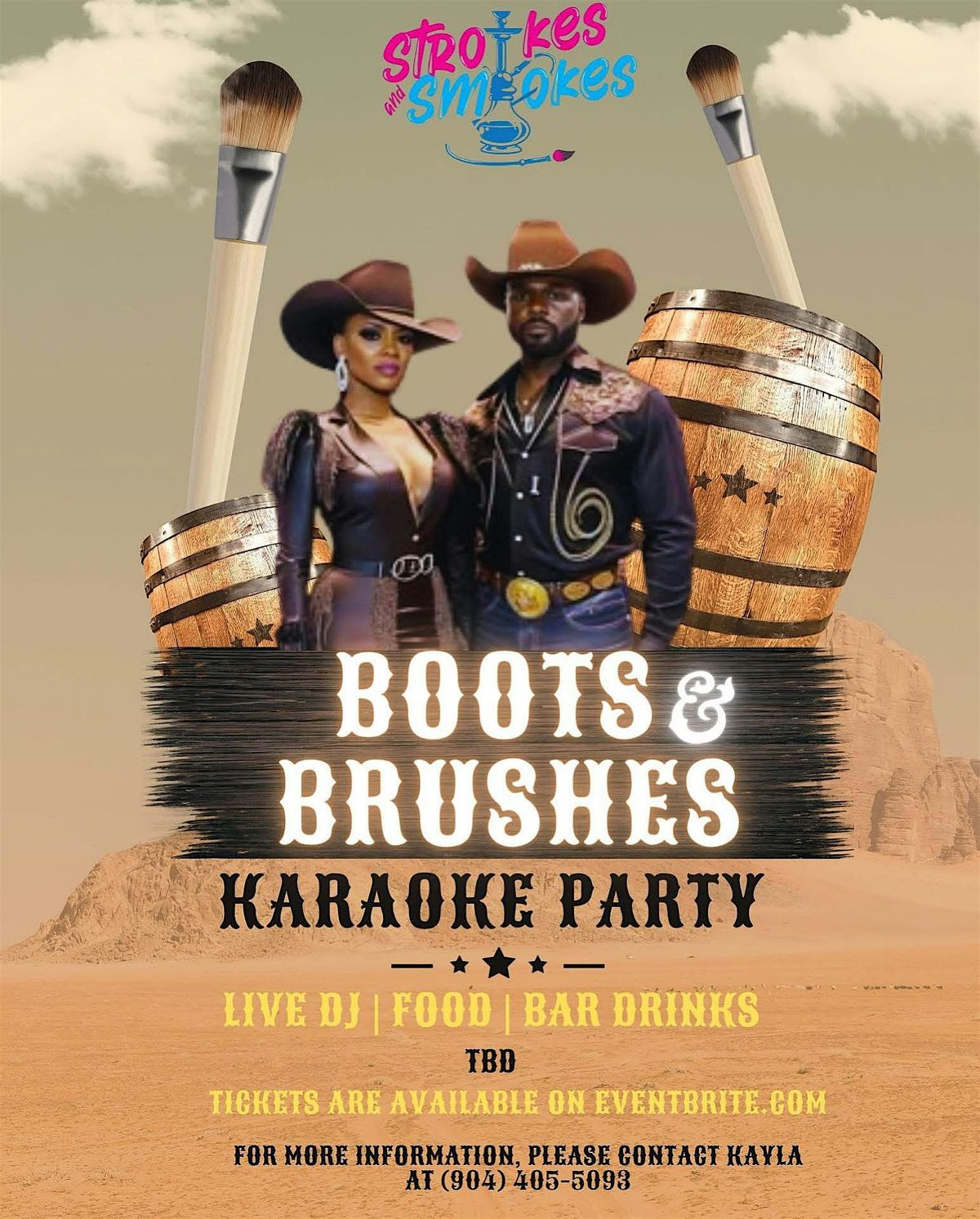 Boots And Brushes Live  Paint Party