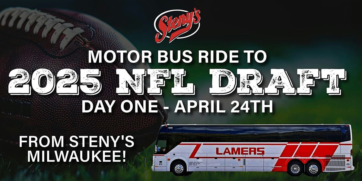 Steny's Milwaukee Bus Ride to 2025 NFL Draft Day 1!