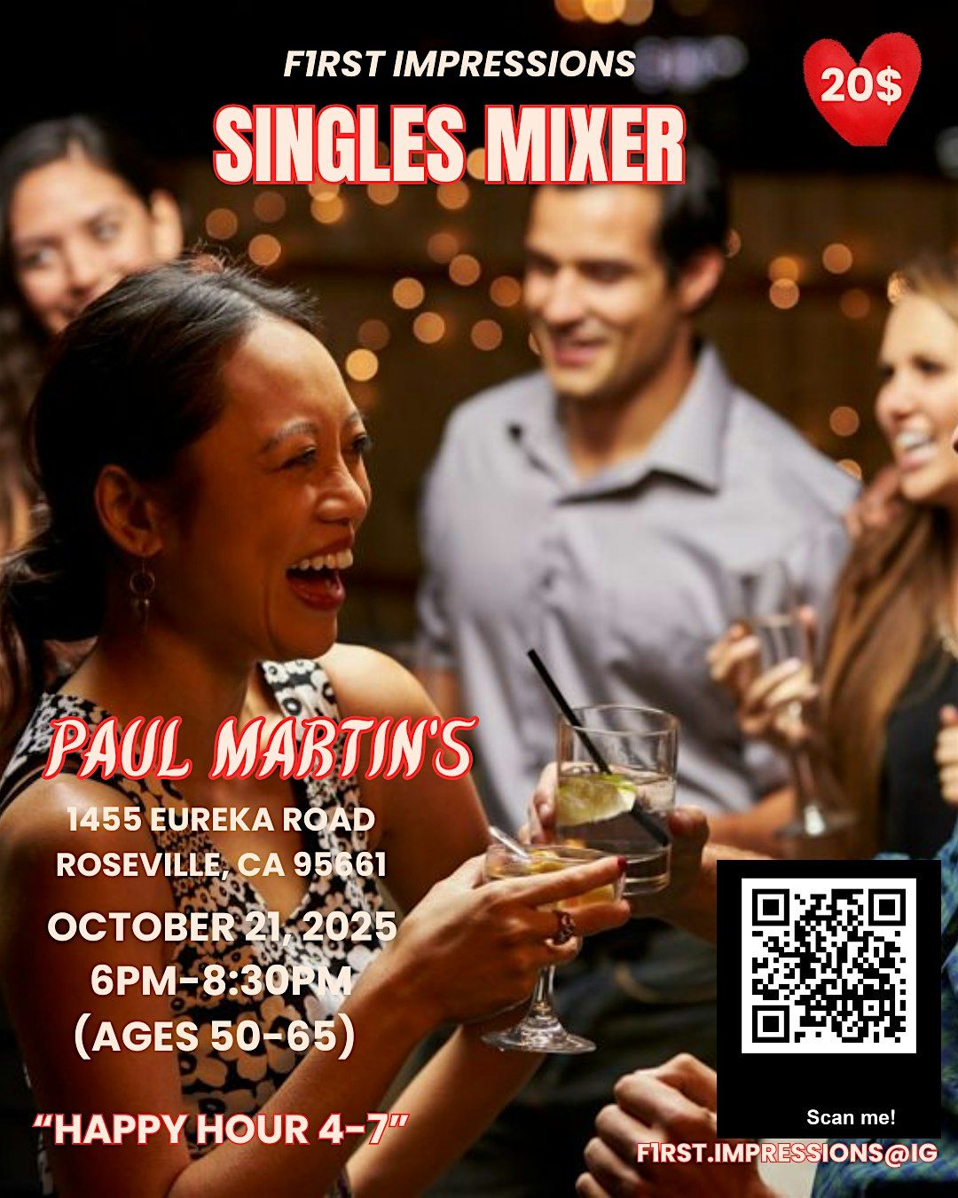 Singles Mixer ages 50-65