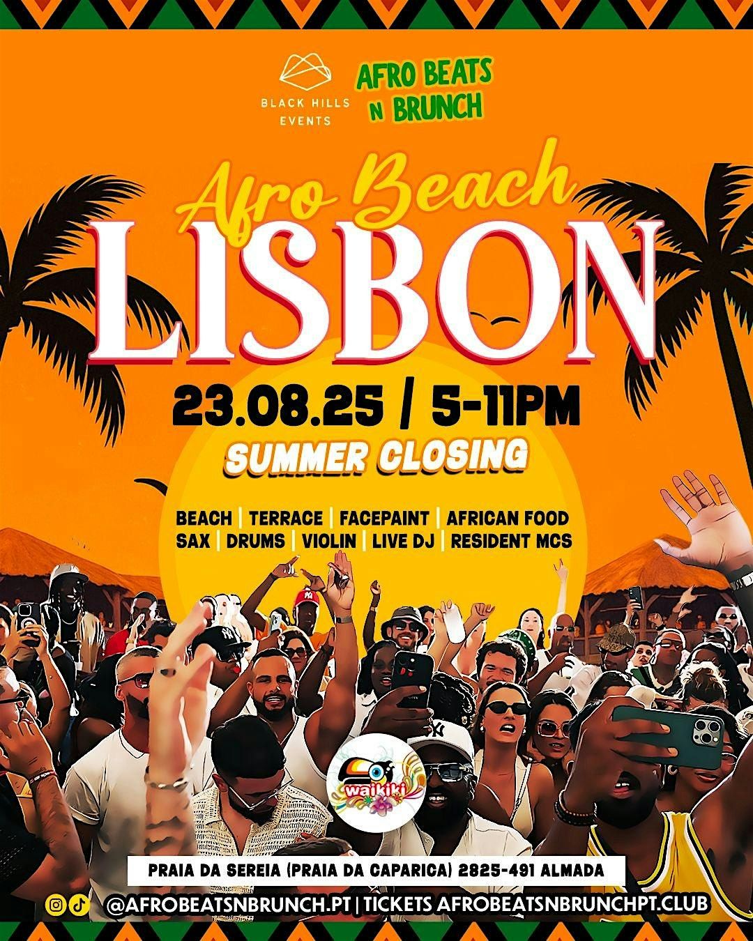 AfroBeach Lisbon - Sat 23rd August 2025