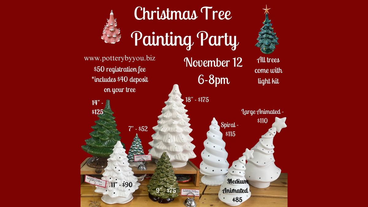 Christmas Tree Painting Party