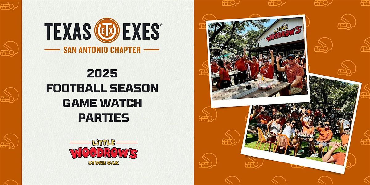 Texas vs. Florida Football Watch Party @ Little Woodrow\u2019s Stone Oak