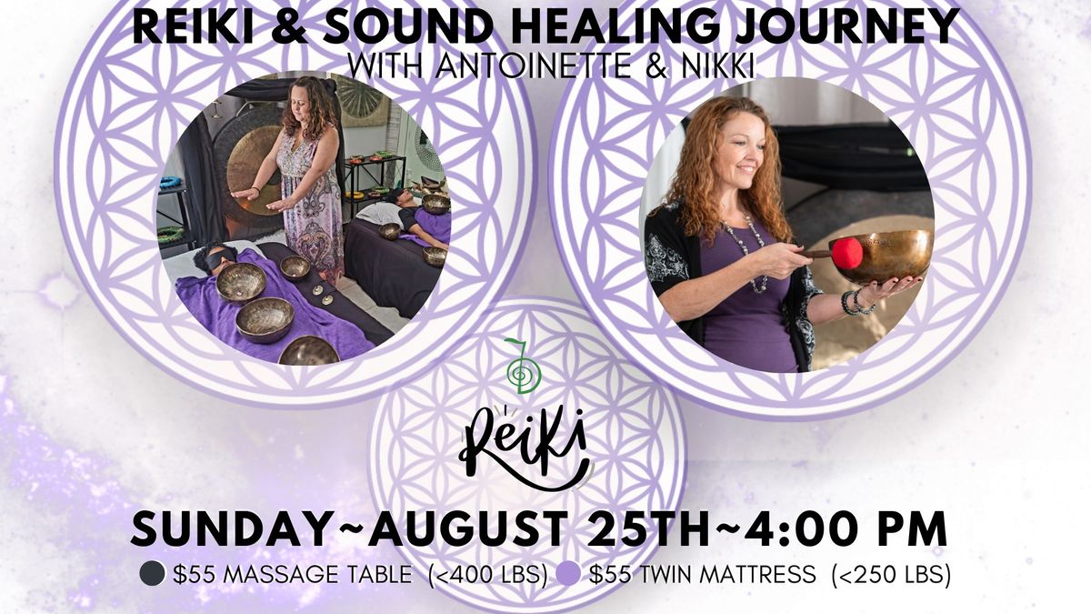 1 SPOT LEFT-Reiki & Sound Healing Journey Immersion