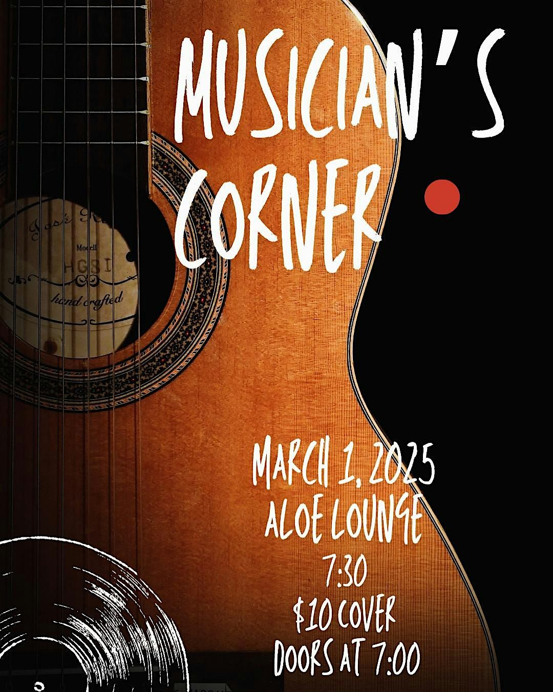 Musician\u2019s Corner: Musical Variety Live Music Event