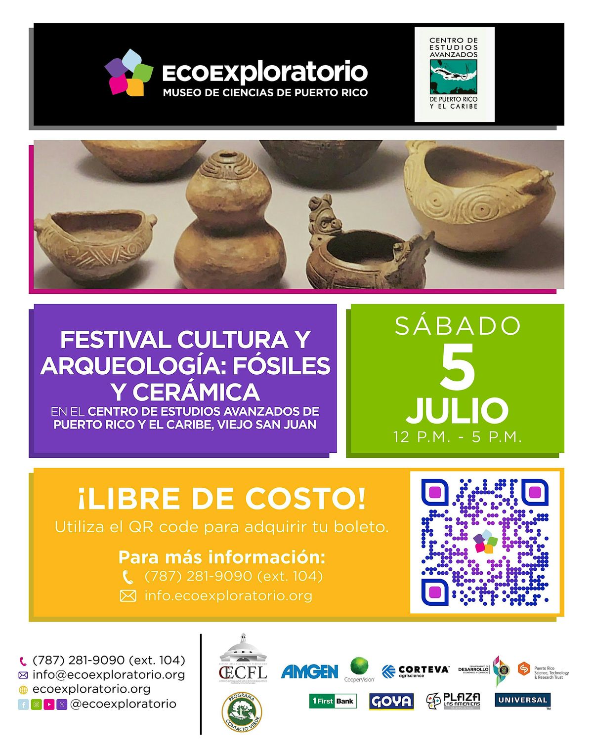 Festival Cultura y Arqueolog\u00eda: F\u00f3siles y Cer\u00e1mica