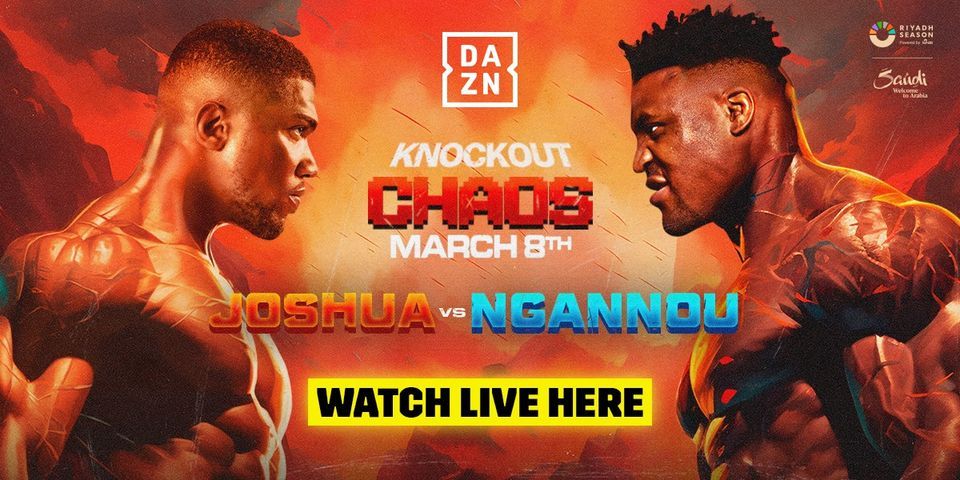 DAZN: Joshua v. Ngannou, 135 North Northshore Dr., Knoxville, TN ...