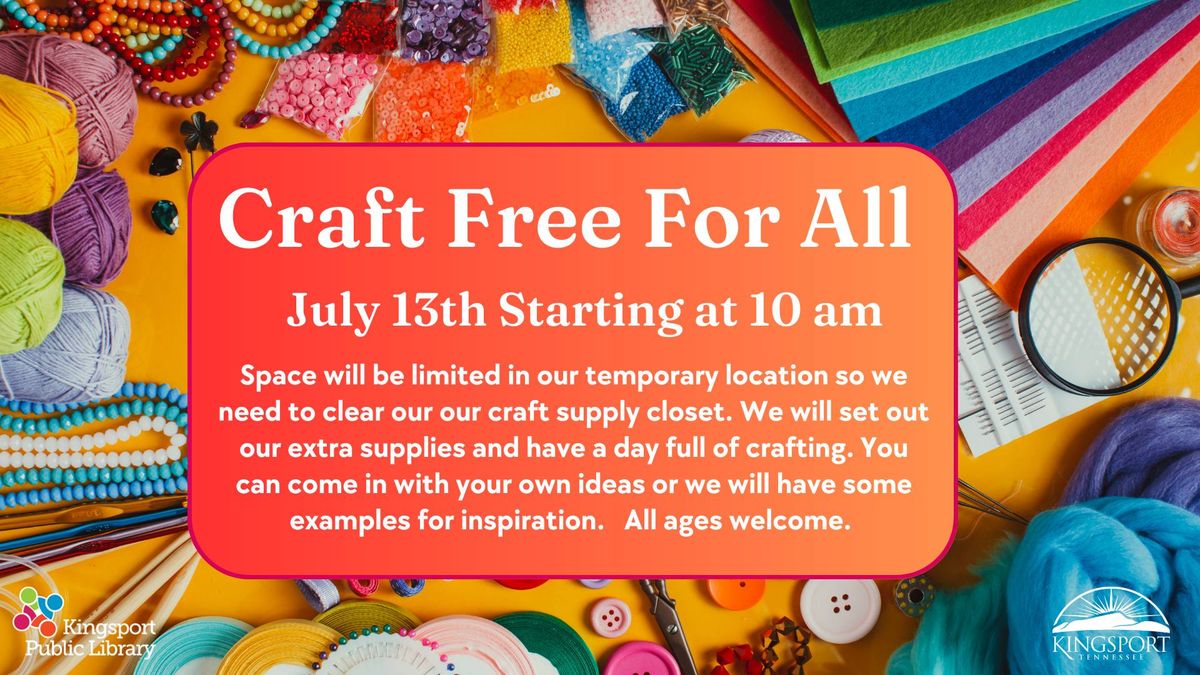 Craft Free-For-All
