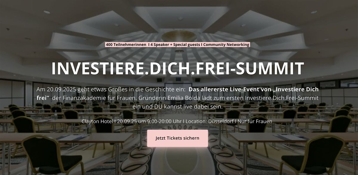 Investiere.Dich.Frei-Summit