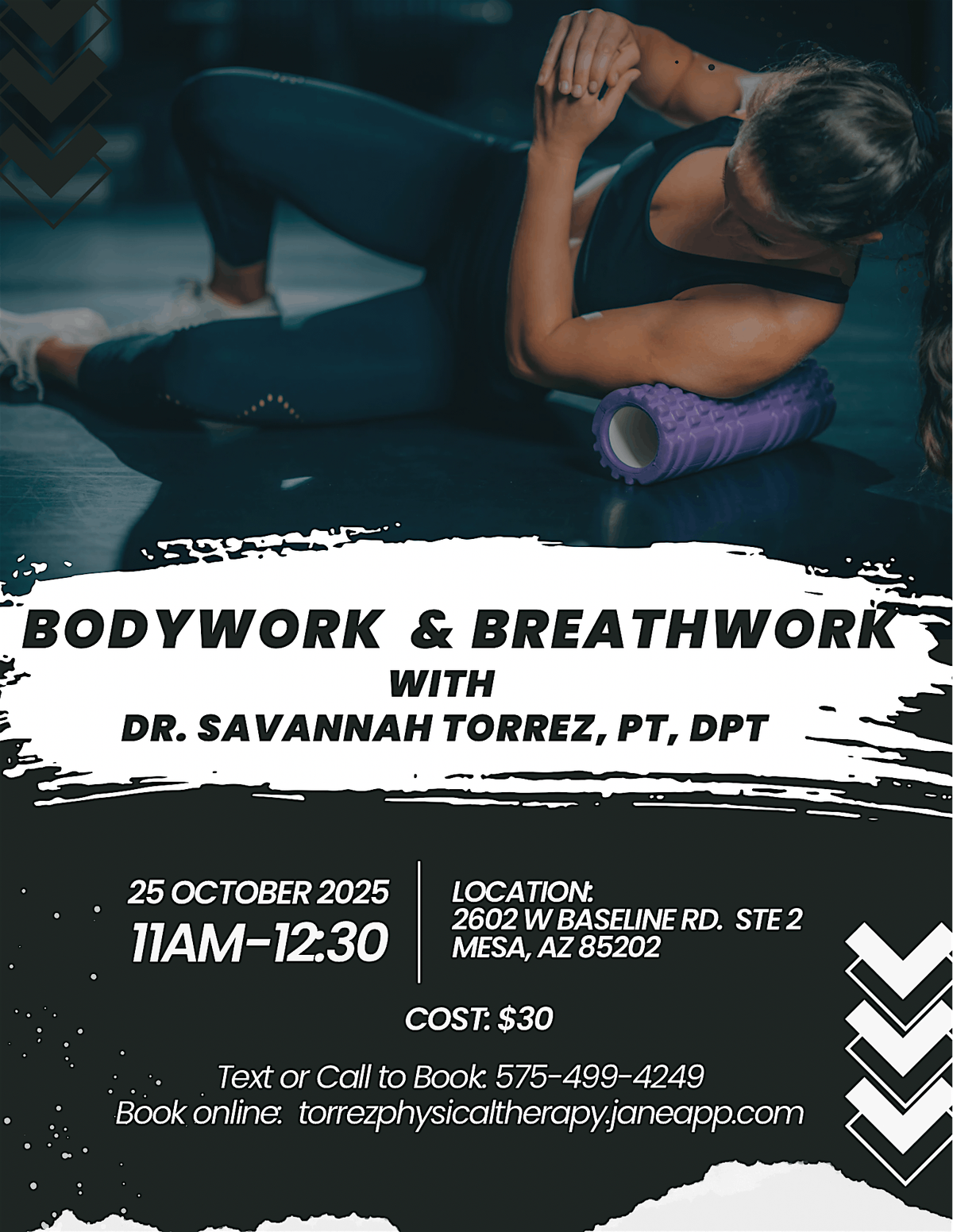 Bodywork & Breathwork (Full Body) with Dr. Savannah Torrez, PT, DPT