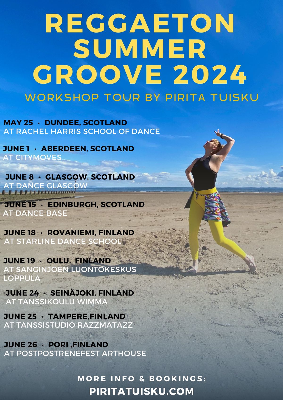 Reggaeton Summer Groove Workshop : EDINBURGH, Scotland