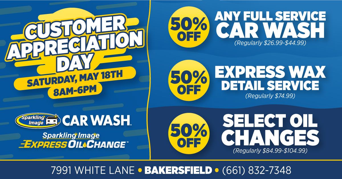 Customer Appreciation Day at Sparkling Image Car Wash