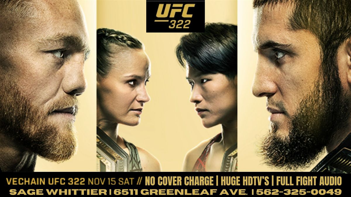 UFC 322: DELLA MADDALENA  vs. MAKHACHEV Watch Party @ Sage Whittier