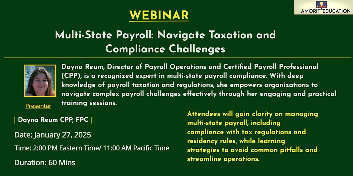 Multi-State Payroll: Navigate Taxation and Compliance Challenges